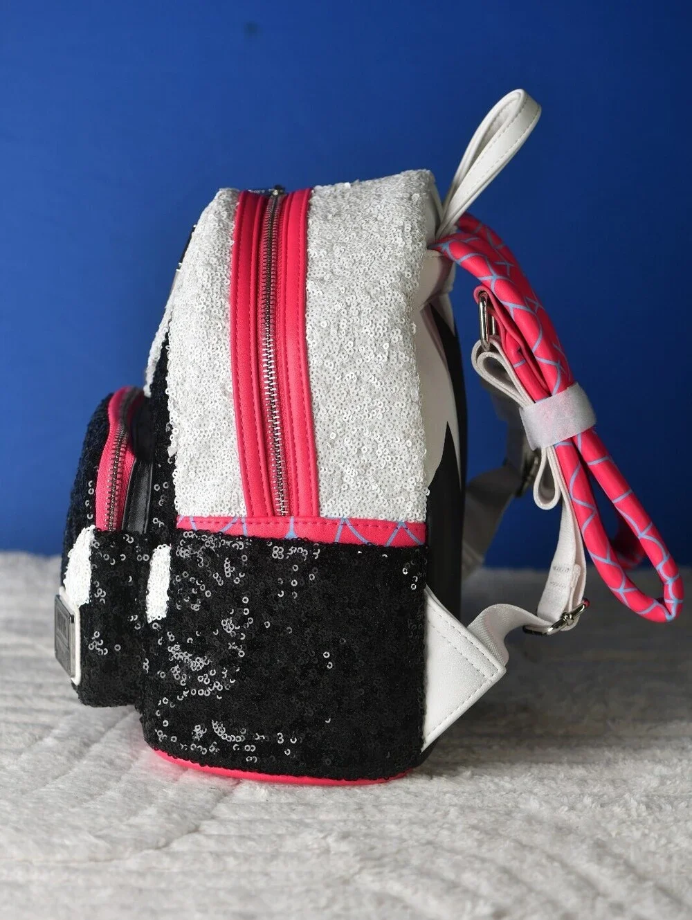 Loungefly Marvel Spider-Gwen Sequin Mini Backpack - NWOT